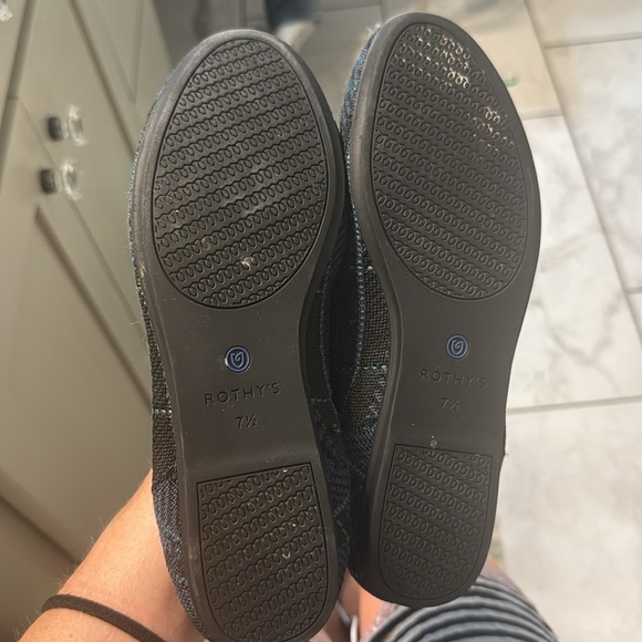 Rothy's Plaid Loafers 7.5 - Picture 2 of 3